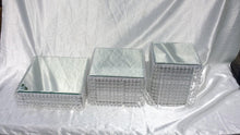 Load image into Gallery viewer, Crystal cake stands crystal covered solid base tiered design wedding cake stands by Crystal wedding uk
