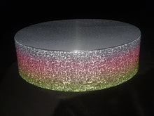 Load image into Gallery viewer, Sequin wedding cake stand round or square by Crystal wedding uk
