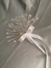 Load image into Gallery viewer, Crystal wire bouquet posy style, Wedding bridal flowers by Crystal wedding uk
