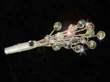 Load image into Gallery viewer, Crystal wire bouquet posy style, Wedding bridal flowers by Crystal wedding uk
