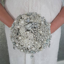 Load image into Gallery viewer, Brooch bouquet, jewel bouquet, Full jeweled bouquets. by Crystal wedding uk
