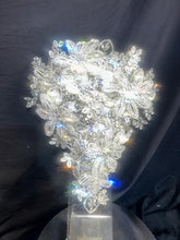 Load image into Gallery viewer, Diamante bouquet 10&quot; x 14&quot; brooch Jewel rhinestone crystal wedding bouquet Crystal Bridal Bouquet, cascade bouquet by Crystal wedding uk
