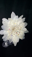 Load image into Gallery viewer, Feather Crystal Bridal Bouquet: Gatsby Wedding, Bridesmaid Bouquet
