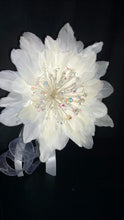 Load image into Gallery viewer, Feather Crystal Bridal Bouquet: Gatsby Wedding, Bridesmaid Bouquet
