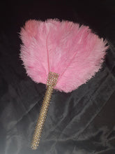 Load image into Gallery viewer, Ostrich Feather Fan – Gatsby Wedding Bouquet Alternative
