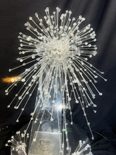 Load image into Gallery viewer, Luxury Crystal “Fountain Fall” Bridal Bouquet – Aurora Borealis Wedding Keepsake
