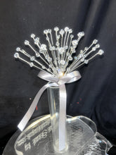 Load image into Gallery viewer, Luxury Crystal “Fountain Fall” Bridal Bouquet – Aurora Borealis Wedding Keepsake
