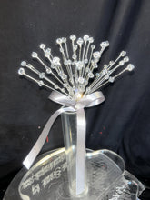 Load image into Gallery viewer, Luxury Crystal “Fountain Fall” Bridal Bouquet – Aurora Borealis Wedding Keepsake
