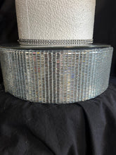 Load image into Gallery viewer, Crystal Rhinestone Wedding Cake Stand: Mirror Display
