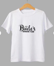 Load image into Gallery viewer, Personalized Bridesmaid T-Shirt: Custom Hen Party - Soft Ringspun Cotton
