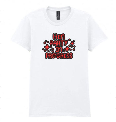 Personalized Bridesmaid T-Shirt: Hen Party Squad Tee - Soft Ringspun Cotton