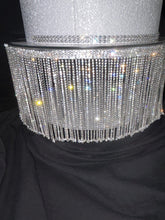 Load image into Gallery viewer, Crystal Rhinestone Cake Stand: Wedding Cake Display, Silver or Gold
