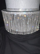Load image into Gallery viewer, Crystal Rhinestone Cake Stand: Wedding Cake Display, Silver or Gold
