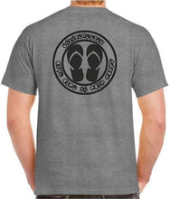 Load image into Gallery viewer, Flip Flops T-Shirt: Uninterested - Live Life Slogan Tee

