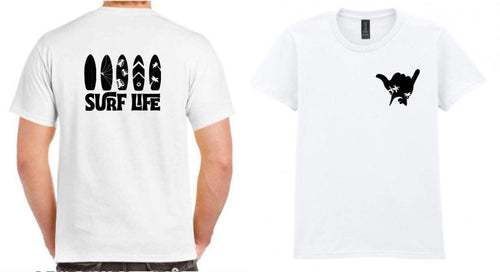 Surf Life T-Shirt: Unisex Surfboard Logo Tee - 50+ Colors