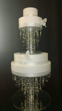 Load image into Gallery viewer, Pearl Raindrop cake stand and separator set
