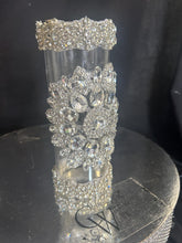 Load image into Gallery viewer, Rhinestone Crystal Bouquet Handle Holder: Glam Wedding Bouquet
