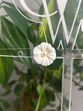 Load image into Gallery viewer, Clay Flower Earrings: Pearl Bridal Jewelry, Gold or Silver
