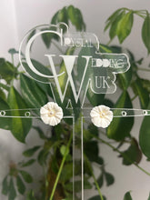 Load image into Gallery viewer, Clay Flower Earrings: Pearl Bridal Jewelry, Gold or Silver
