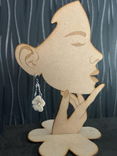 Load image into Gallery viewer, Handmade Clay Earrings,Clay Earrings, Bride Gift, Bride Earrings, bridal jewellery, Wedding Statement Earrings, by Crystal wedding UK
