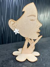 Load image into Gallery viewer, Clay Flower Earrings: smal Pearl Bridal Jewelry, Gold or Silver
