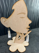 Load image into Gallery viewer, Handmade White textured drop Earrings – minimalist – Elegant bridal Earrings – by Crystal wedding UK
