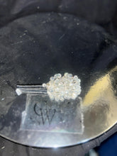 Load image into Gallery viewer, Crystal AB Boutonniere or Wrist Corsage: Silver Wedding Cuff
