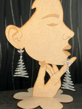 Load image into Gallery viewer, Christmas Tree Earrings: Swarovski elements , in silver or gold, Handmade to order by Crystal wedding UK
