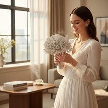 Load image into Gallery viewer, Crystal Wedding Bouquet: Diamanté Rhinestone Bridal bouquet brides flowers Posy Keepsake
