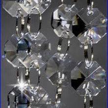 Load image into Gallery viewer, GLASS Crystal Garland 1 metre , Centerpiece Decoration Wedding Reception decor REAL crystal beads, gold or clear, by Crystal wedding uk
