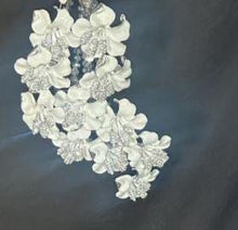 Load image into Gallery viewer, Crecsent Pearl &amp; Lily bouquet : Crystal Rhinestone Bridal flowers
