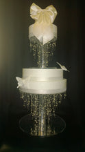 Load image into Gallery viewer, Pearl Raindrop cake stand and separator set
