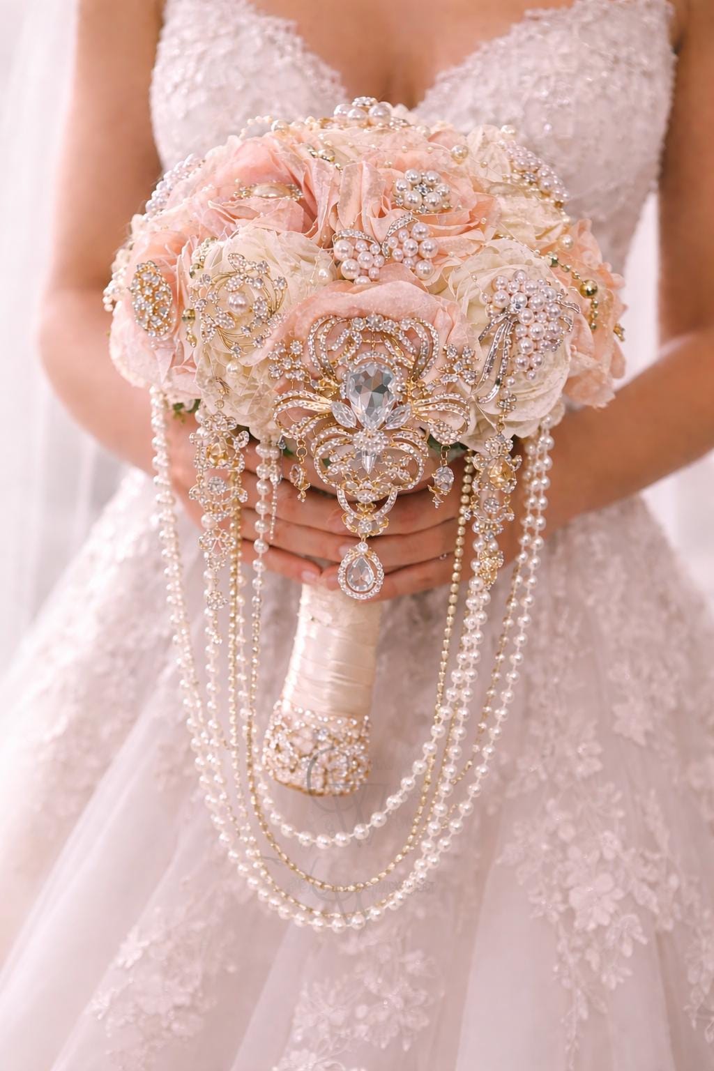 slim fit dress slacks Vintage Dress Wedding Enamel Peony Flower Pearl Brooch Floral Safety Pin –  shine star main image 0