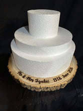 Load image into Gallery viewer, Personalised Log Slice Cake Stand — Seconds / Imperfect Quality Discounted Option
