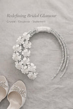 Load image into Gallery viewer, Wedding bouquet Bridal Bouquet Rhinestone Lily Flower, Floral Crystal wedding flowers
