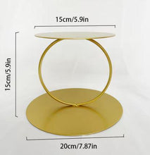 Load image into Gallery viewer, Circle Metal Cake Separator for Wedding &amp; Event Display cake

