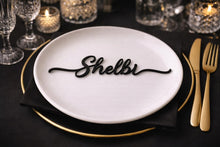 Load image into Gallery viewer, Personalized Name Place Setting - Acrylic Name Tag, Wedding Guest Name Card , Event table Place Card
