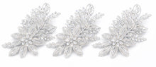 Load image into Gallery viewer, Crystal FLOWER Rhinestone Cake Brooch: Silver Wedding Cake Jewelry
