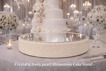 Load image into Gallery viewer, Crystal Rhinestone Cake Stand – Luxury Dessert Display
