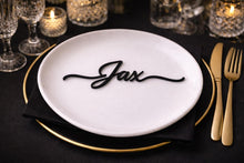 Load image into Gallery viewer, Personalized Name Place Setting - Acrylic Name Tag, Wedding Guest Name Card , Event table Place Card
