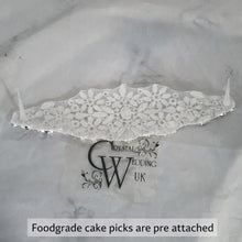 Load image into Gallery viewer, Crystal Rhinestone Cake Brooch: Silver, Gold, or Rose Gold Decoration
