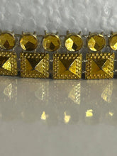 Load image into Gallery viewer, Art Deco Gold Cake Ribbon Trim | 1920s Gatsby Wedding Cake Banding | Vintage Gold Cake Border | Luxury Cake Decorating Ribbon
