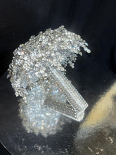 Load image into Gallery viewer, Wedding bouquet Rhinestone round posy Brides Bouquet Crystal brides Bouquet Non Floral Keepsake Crystal Bridal Bouquet, Round Posy
