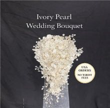 Load image into Gallery viewer, Ivory Pearl &amp; Crystal Bridal Bouquet: Rhinestone Wedding Flowers
