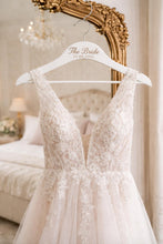 Load image into Gallery viewer, Personalised Hangers/Engraved Hangers Bride &amp; Bridesmaid/Wedding Gift/Personalized Bridal Dress Hanger/Wedding Hanger/ Wedding favors/Hanger
