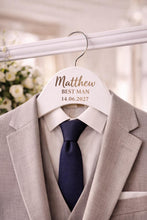 Load image into Gallery viewer, Personalised Hangers/Engraved Hangers Bride &amp; Bridesmaid/Wedding Gift/Personalized Bridal Dress Hanger/Wedding Hanger/ Wedding favors/Hanger
