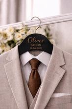 Load image into Gallery viewer, Personalised Hangers/Engraved Hangers Bride &amp; Bridesmaid/Wedding Gift/Personalized Bridal Dress Hanger/Wedding Hanger/ Wedding favors/Hanger
