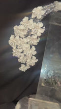 Load and play video in Gallery viewer, Wedding bouquet Bridal Bouquet Rhinestone Lily Flower, Floral Crystal wedding flowers
