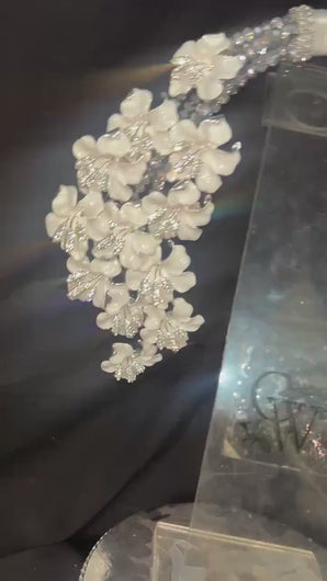 Wedding bouquet Bridal Bouquet Rhinestone Lily Flower, Floral Crystal wedding flowers