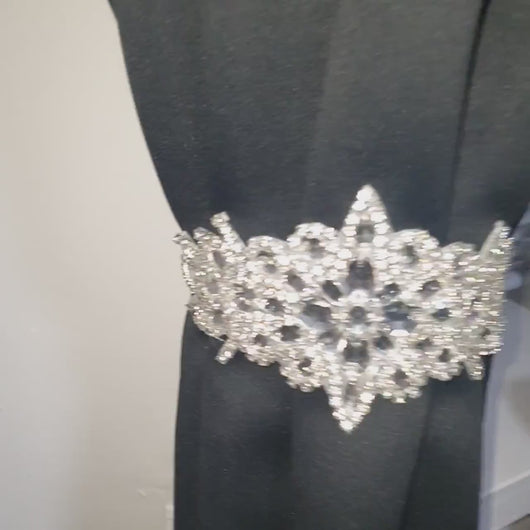 Crystal Tie Backs Curtains hold backs, magnetic holders pair . by Crystal wedding uk